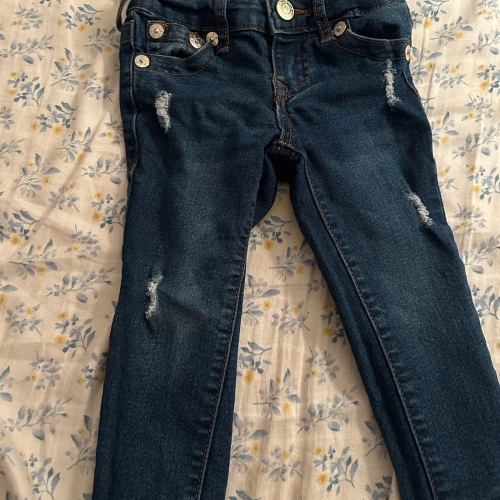 Distressed Denim Jeans